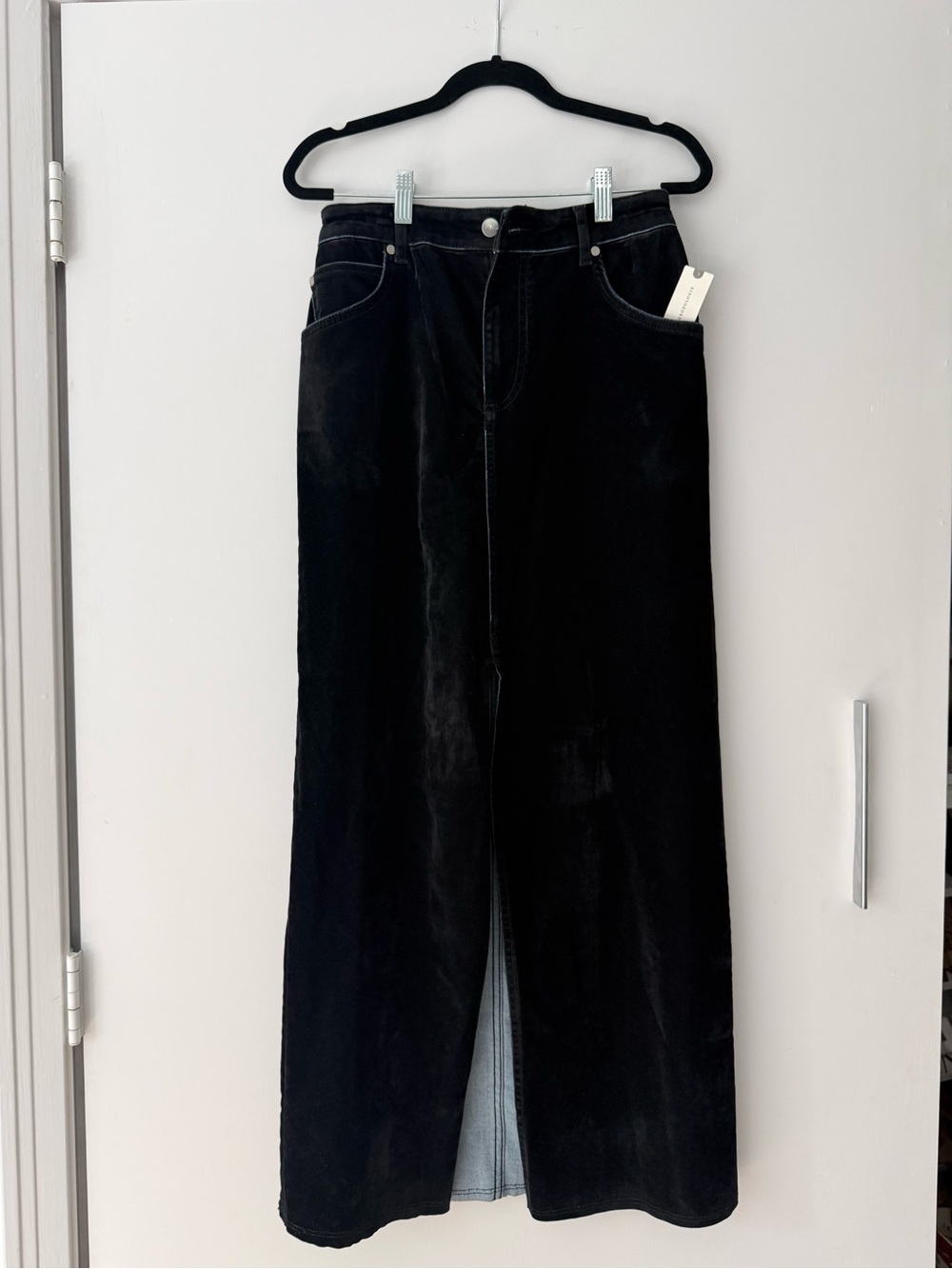 Velvet midi skirt NWT
